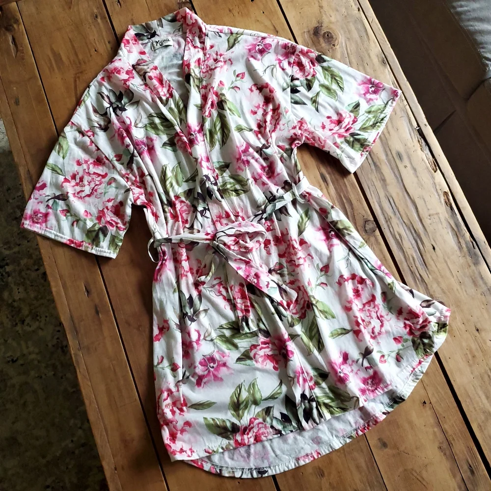 Show Me Your MuMu Women's Brie Floral Lightweight Robe